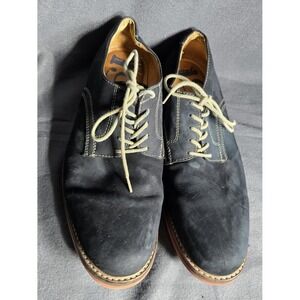 1901 Nordstrom Men's Suede Dark‎ Blue Lace Up Shoes M23209A Size 10.5